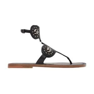 NEW ALAÏA women's spartiate sandals in black